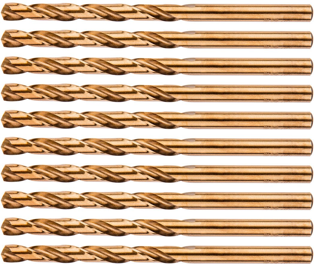 Wiertła do metalu HSS-Co 5.0 mm, 10 szt.