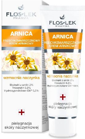 Floslek Pharma Arnica Krem przeciwzmarszczkowy wzmacniający naczynka 50 ml