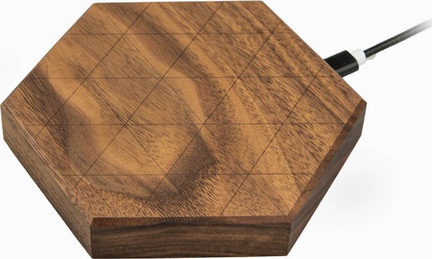 Ładowarka BeWood Slim Hexagon Indukcyjna 1x USB-C