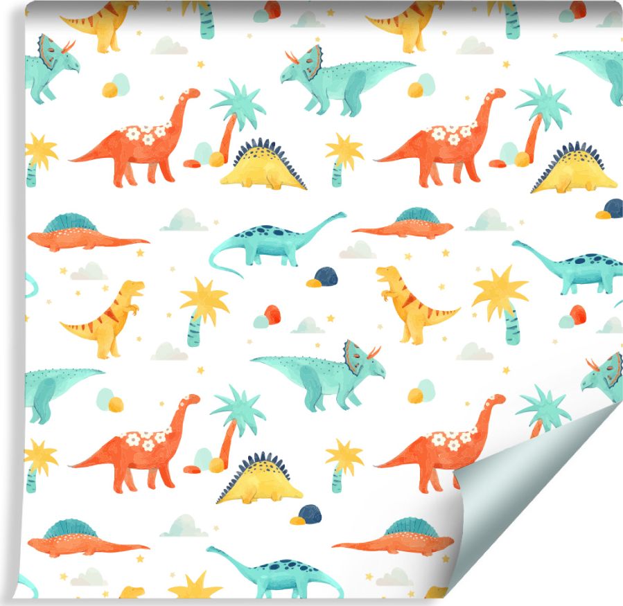 Muralo Tapeta Dla Dzieci - Dinozaury