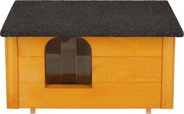 Springos Buda dla psa drewniana ocieplana z płaskim dachem rozm. S UNIWERSALNY