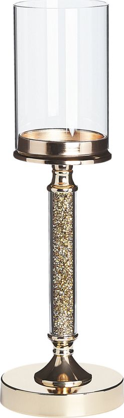 Beliani Świecznik 41 cm złoty ABBEVILLE
