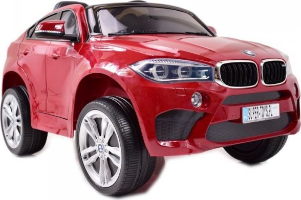 Super-Toys ORYGINALNE BMW X6M W NAJLEPSZEJ WERSJI, MIĘKKIE SIEDZENIE, PILOT 2.4 GHZ, LAKIER/ 2199