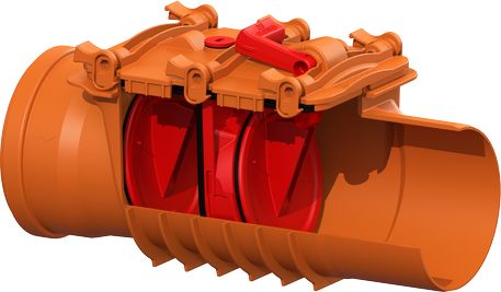 Kessel Zawór zwrotny 73150 z tworzywa sztucznego DN 150 (73150)