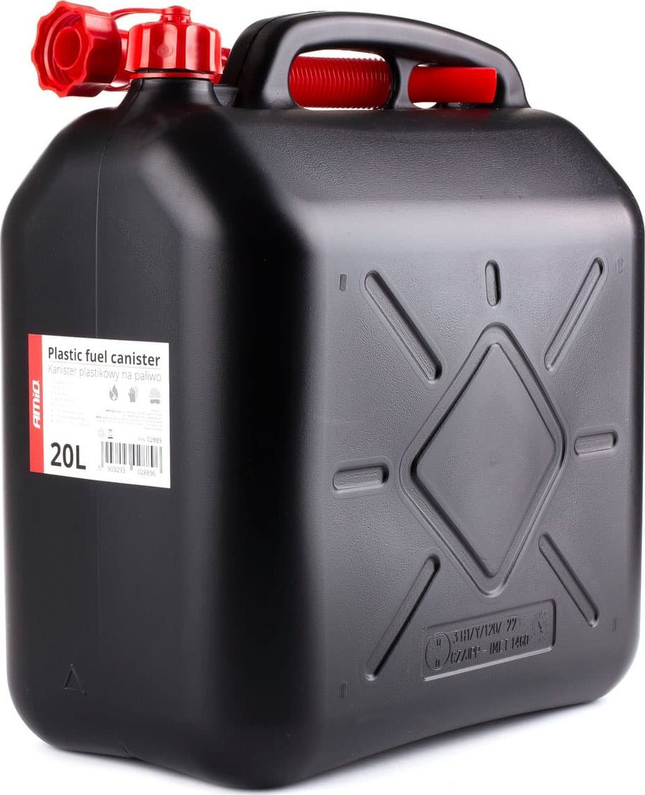 AMiO Kanister plastikowy, czarny 20l