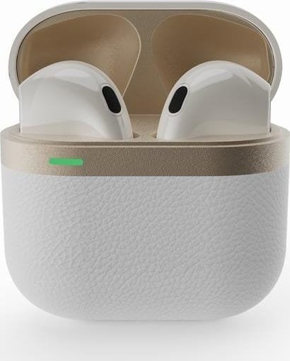 Słuchawki douszne Gembird TWS z mikrofonem biało-złote