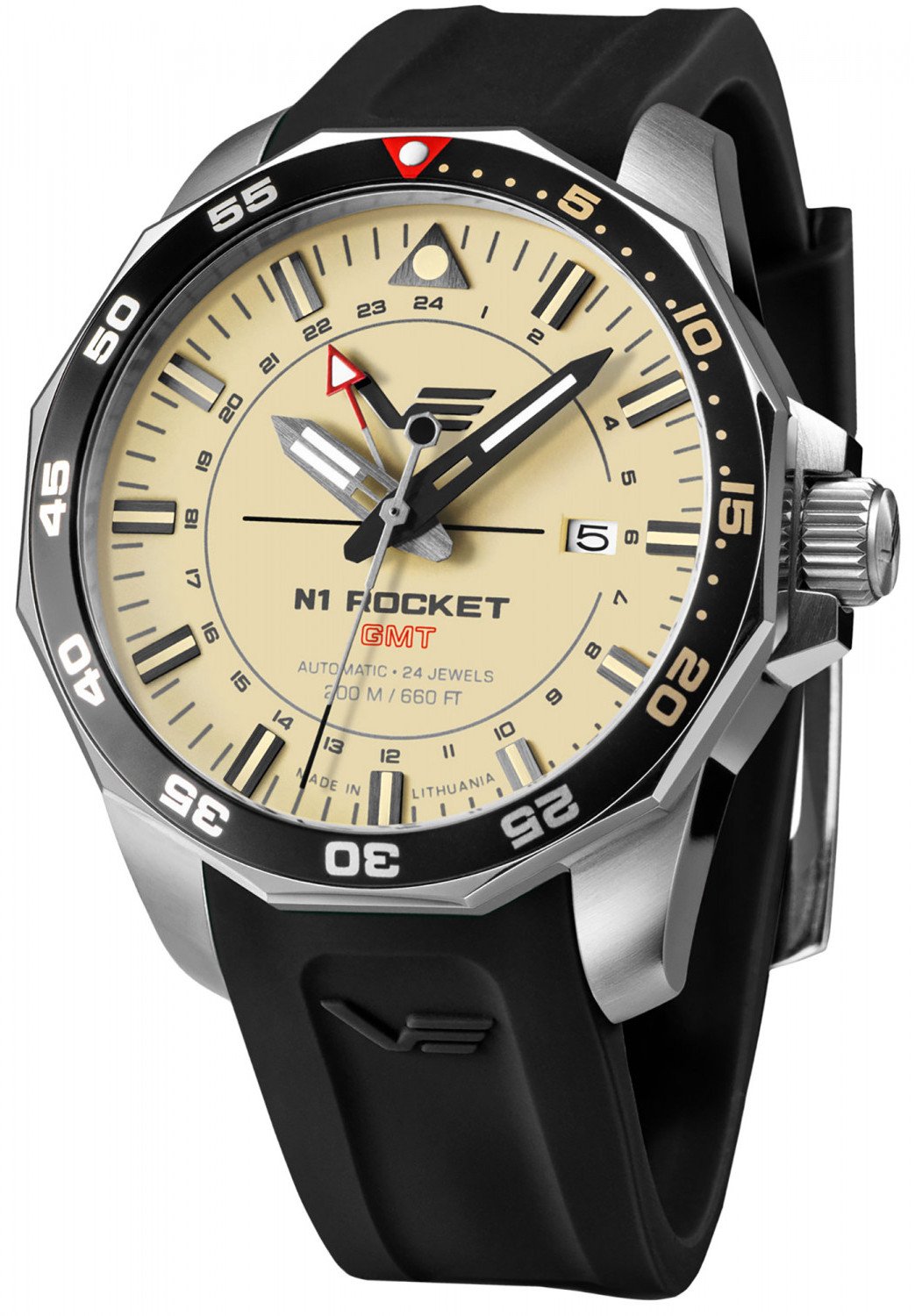 Zegarek męski Vostok Europe NH34-225A713S czarny