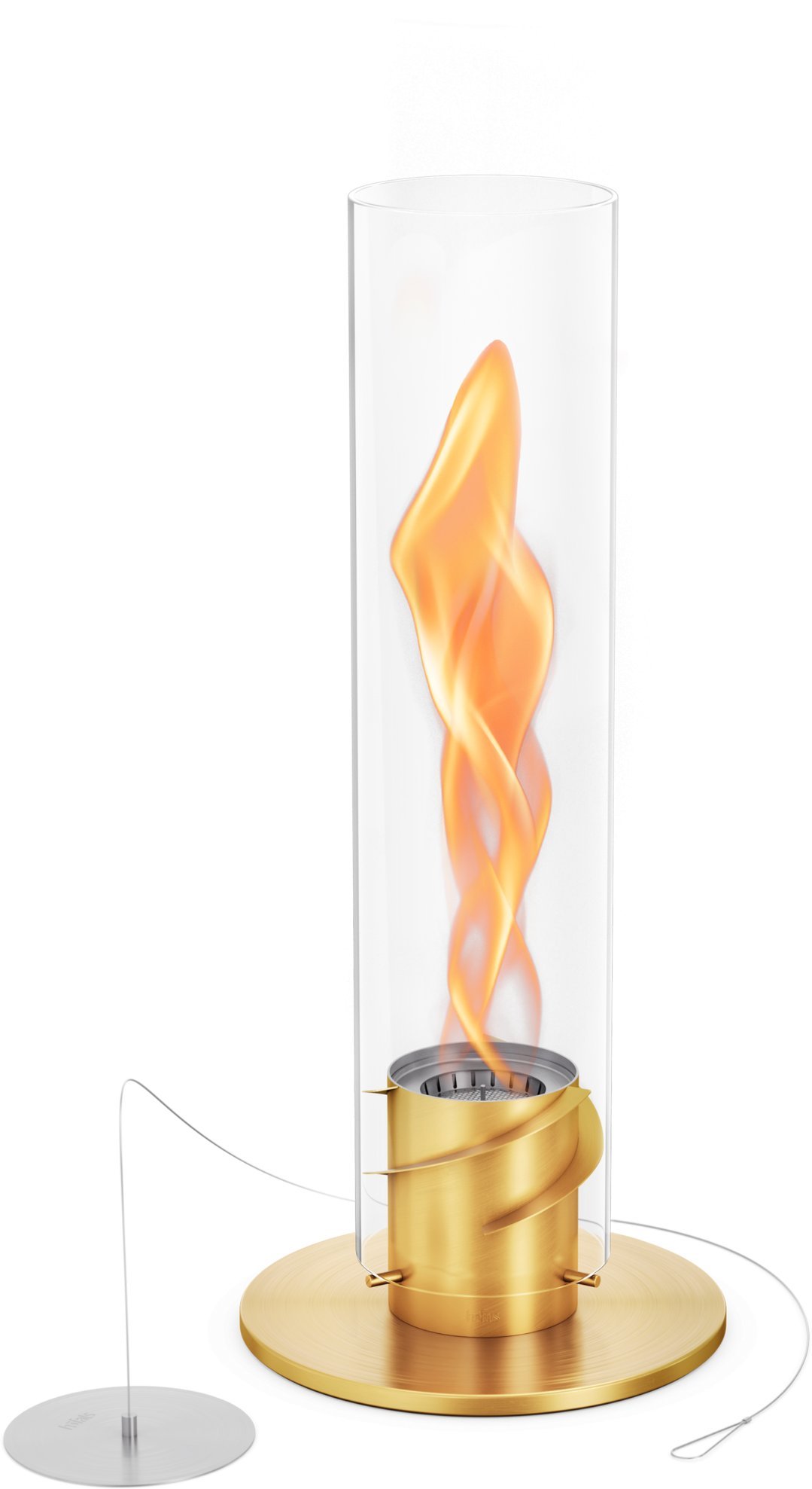 HOFATS SPIN 900 stalo židinys su bio-degikliu, auksinė