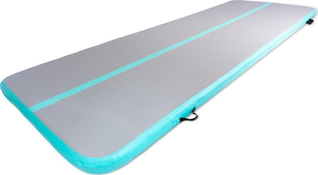 Spartan Sport Dmuchany materac gimnastyczny 103302 300 cm x 100 cm x 10 cm zielony