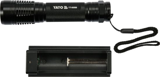 Latarka Yato Latarka XP-G3 CREE 6W, akumulatorowa,120 x 28mm (YT-08568)