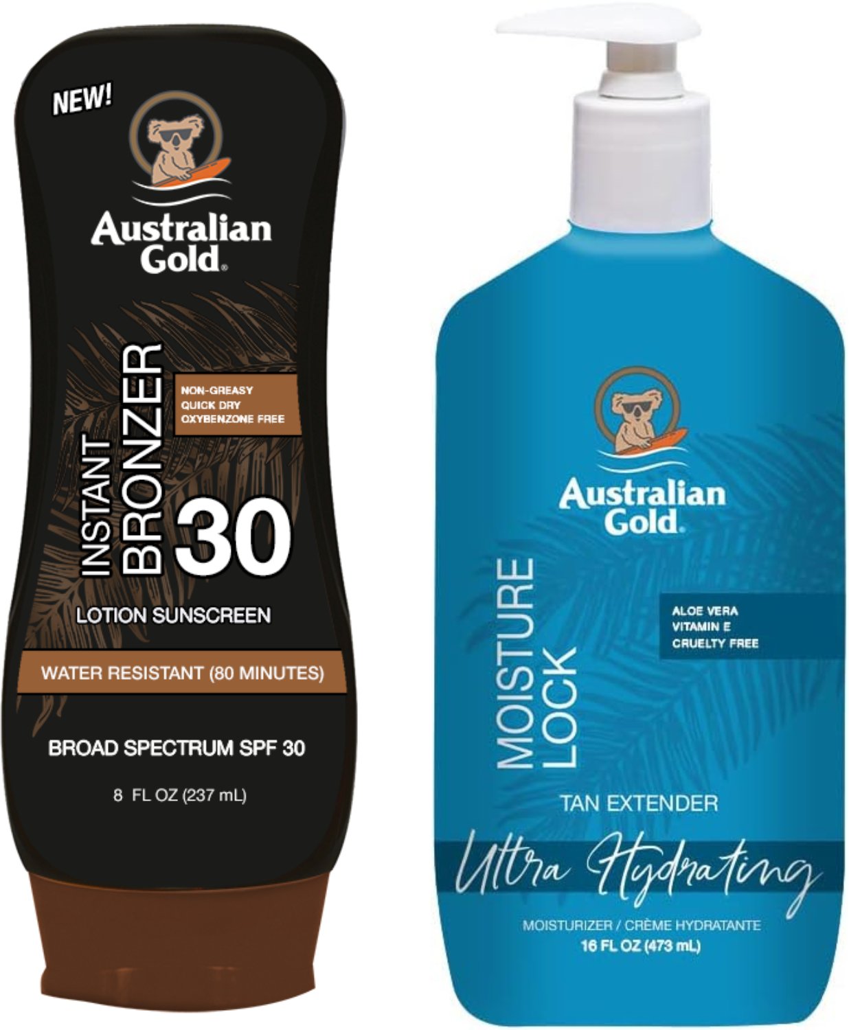 Australian Gold Balsam Z Bronzerem SPF30 + Moisture Lock 473ml