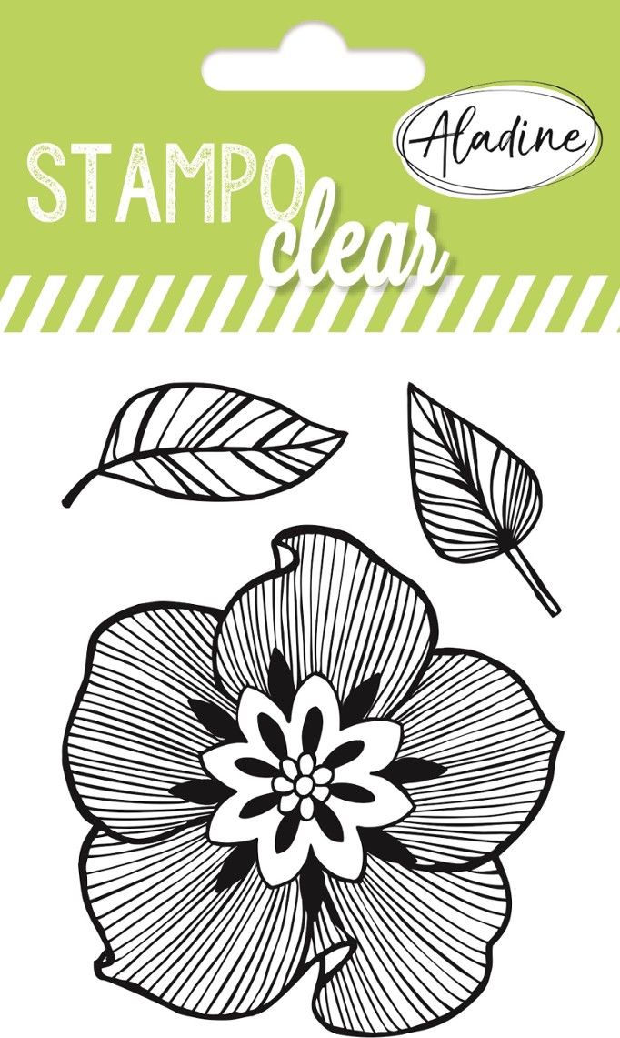 Aladine Stemple silikonowe Kwiat i Listki