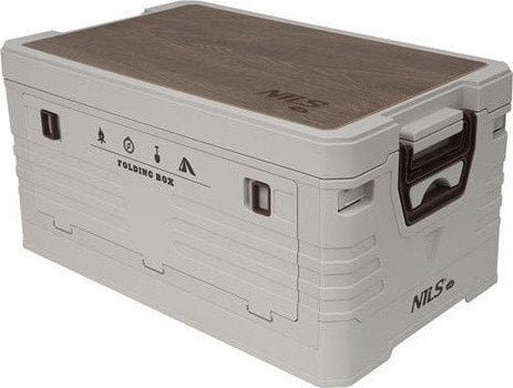 Składana skrzynia kempingowa z funkcją stołu szafki 2w1 50l Nils Camp NCB4002