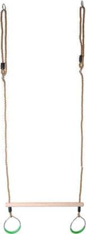 Małpiszon obręcze z trapezem okrągłe jasnozielony