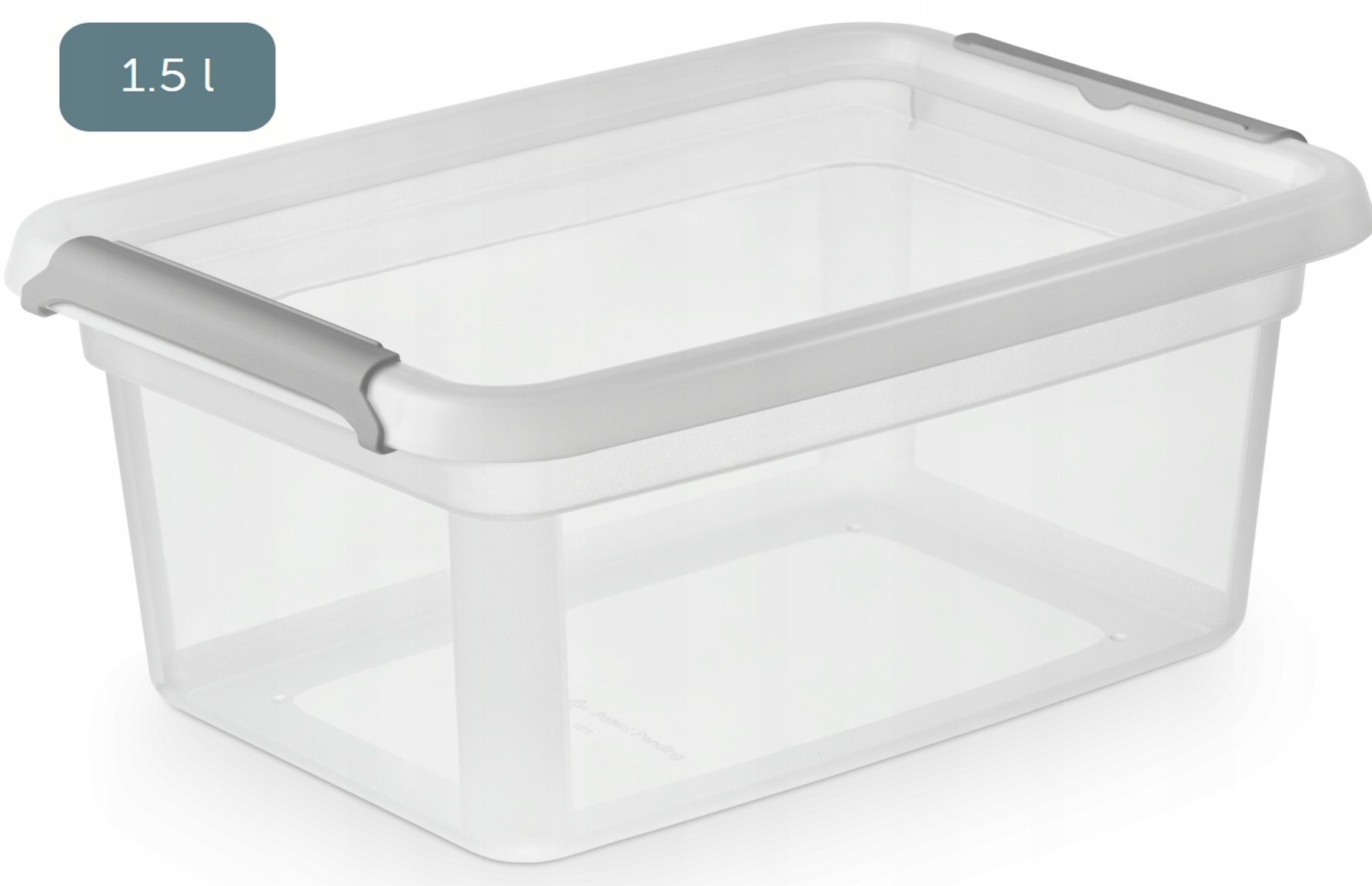 Pojemnik BaseStore MOXOM, 140x190x90 mm, 1,5l, transparentny