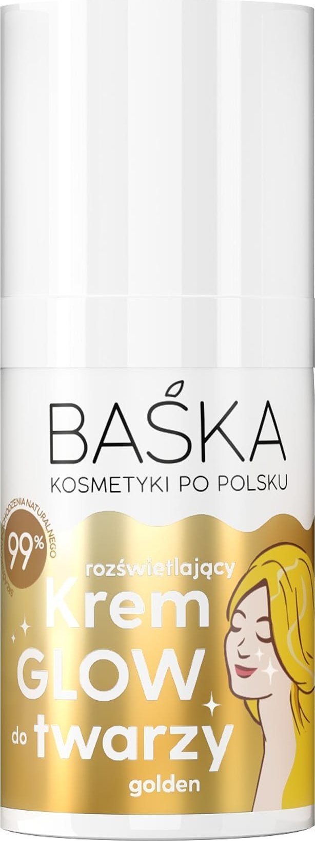 BAŚKA GLOW Golden Rozświetlający krem do twarzy 30ml