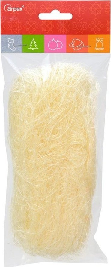 Sizal dekoracyjny kremowy