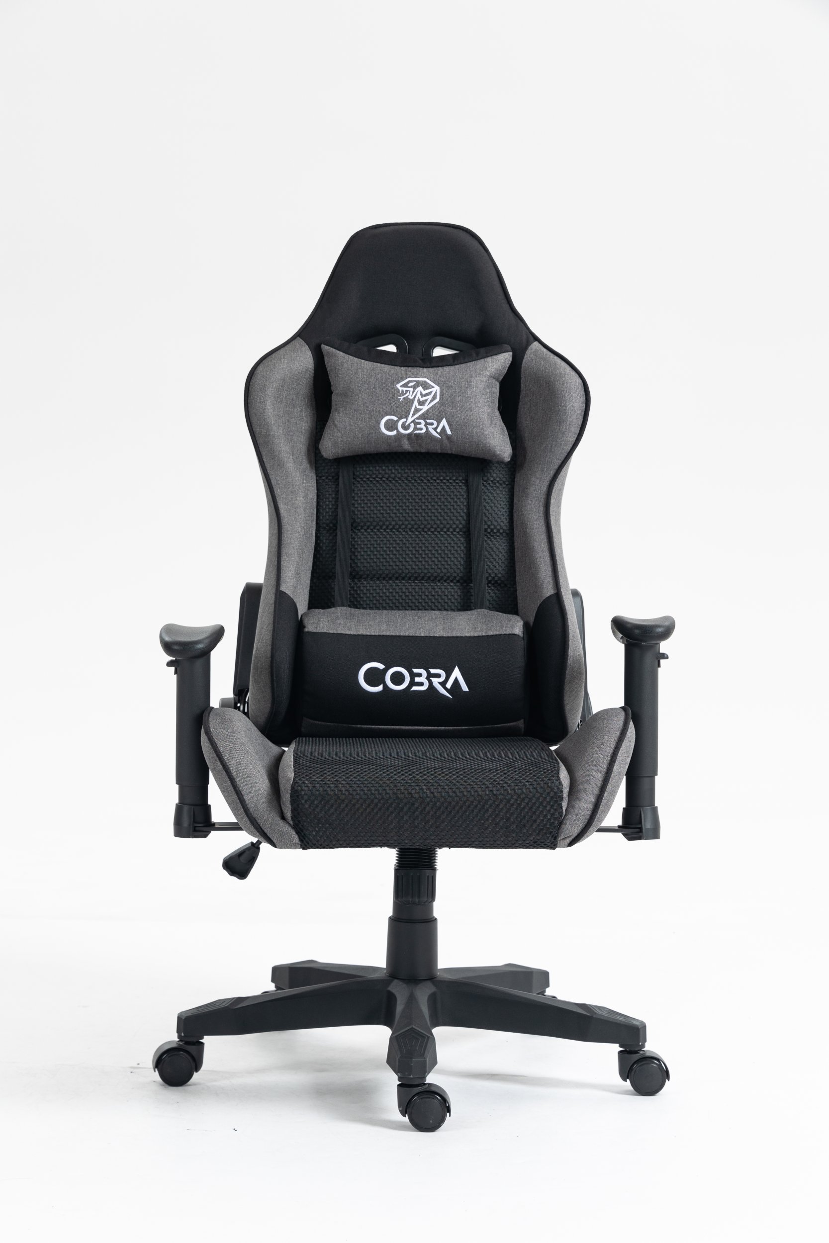 FOTEL COBRA Rebel CR205 szaro-czarny