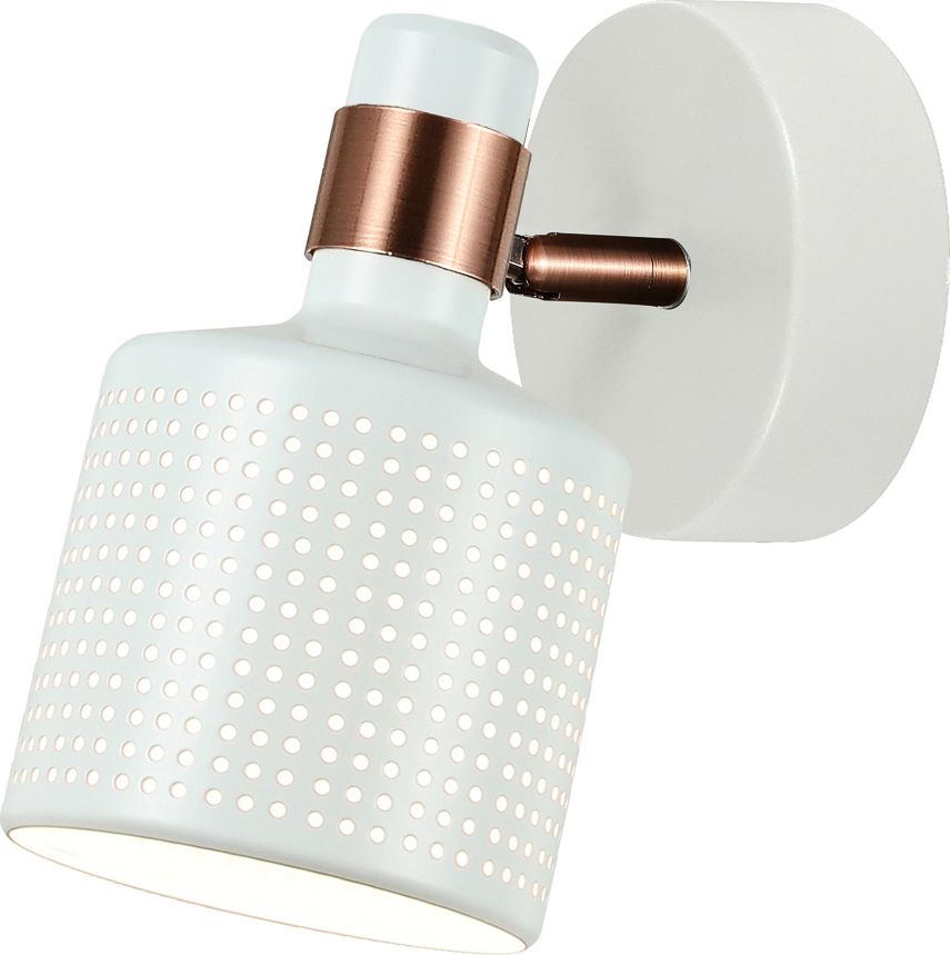 Kinkiet Italux Lampa ścienna nowoczesna biała Italux Restenza WL-2439-1-WH