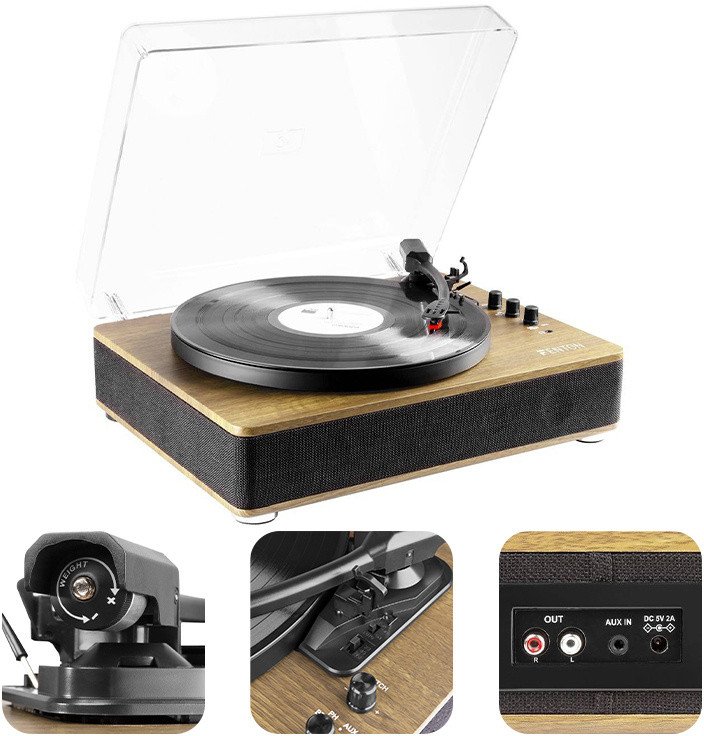 Gramofon Fenton Gramofon RP162LW HQ BT jasne drewno one size