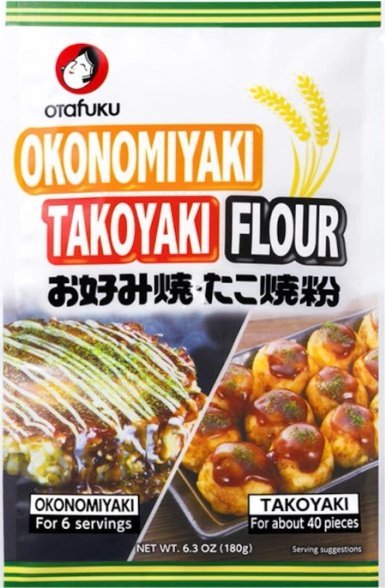 Mieszanka, mąka na Okonomiyaki i Takoyaki 180g - Otafuku