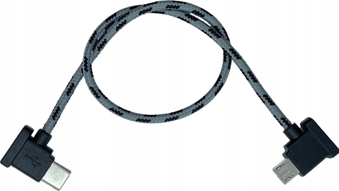 Kabel USB USB-A - microUSB 0.3 m Szary