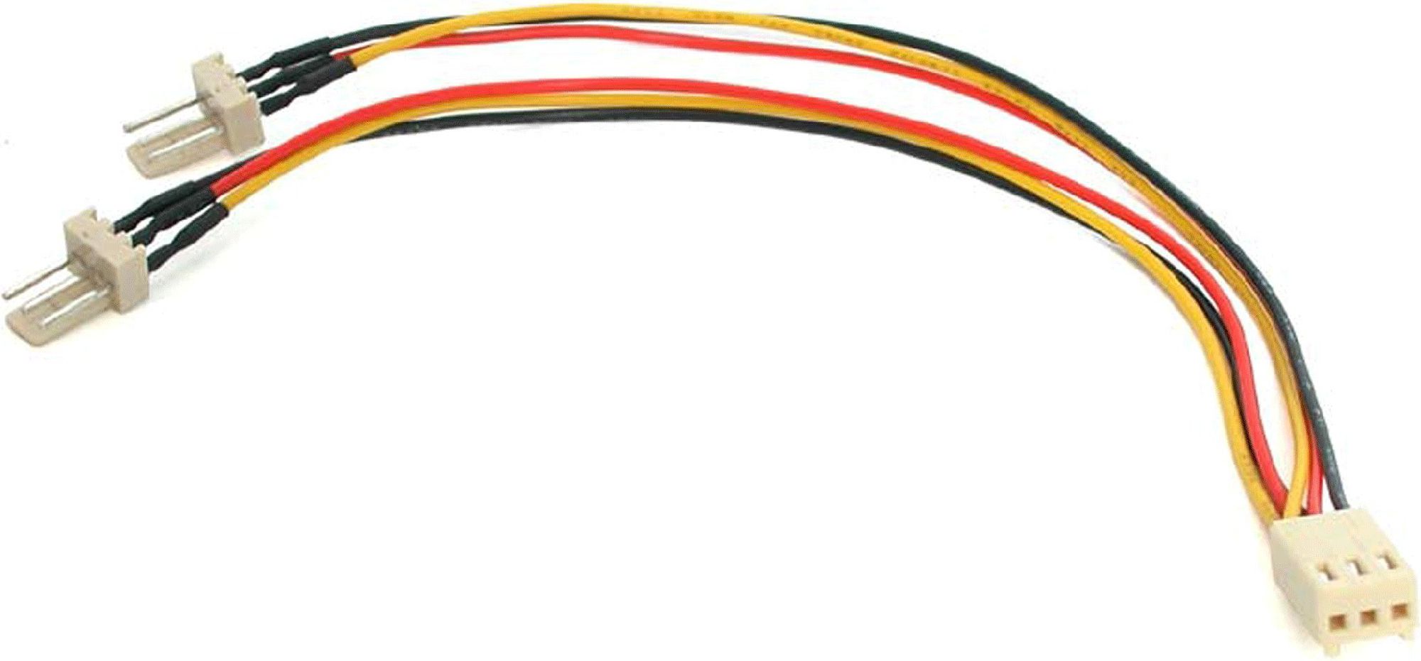 StarTech 3-pin - 3-pin x2, 0.15m, Wielokolorowy (TX3SPLITTER)