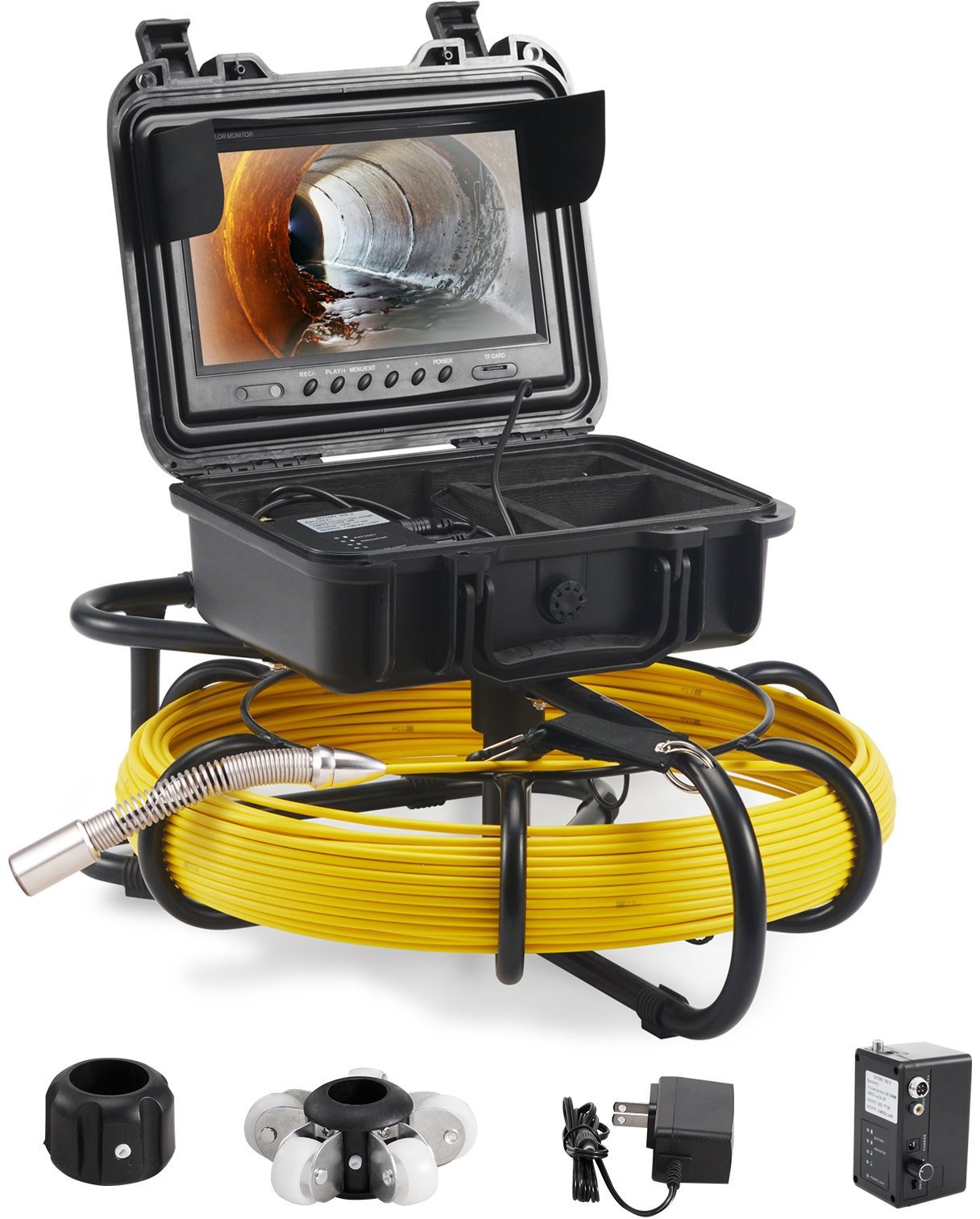 Kamera inspekcyjna endoskop Boroskop do rur i kanałów 50 m