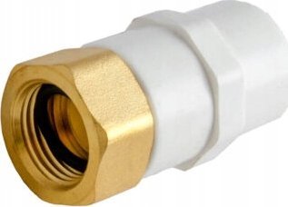 IDMAR Złączka PVC z tuleją mosiężną 1/2" system klejony - zimna woda - PVCZTKW015XGW015.301