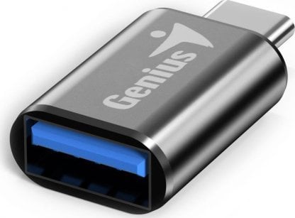 Adapter USB Genius ACC-C2A USB-C - USB Srebrny (32590002400)
