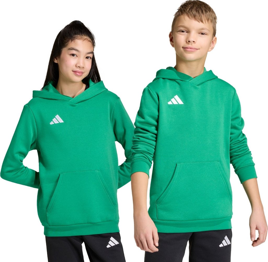 Bluza dla dzieci adidas Entrada 26 Hoody zielona JZ6563 164cm