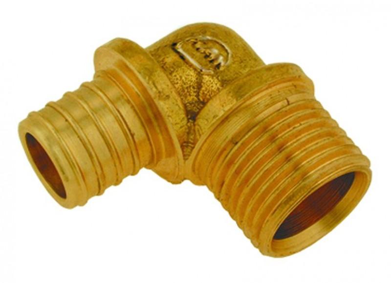 KAN-therm Kolano mosiężne Push GZ 18x2,5/15- G1/2" 9029.11