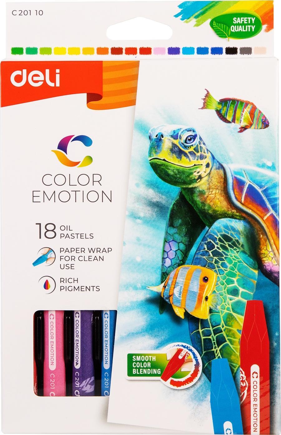 Deli PASTELE OLEJNE DELI C20110 18 KOLORÓW