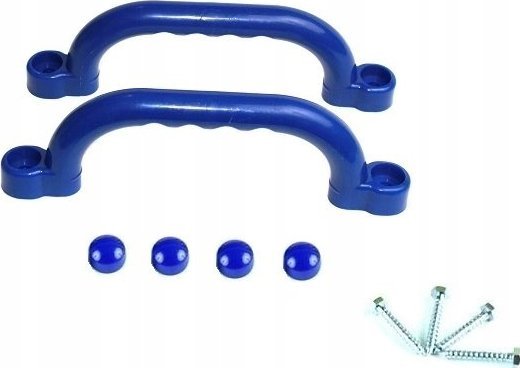 AllForBaby RĄCZKI PLASTIKOWE 25CM, UCHWYTY NIEBIESKIE