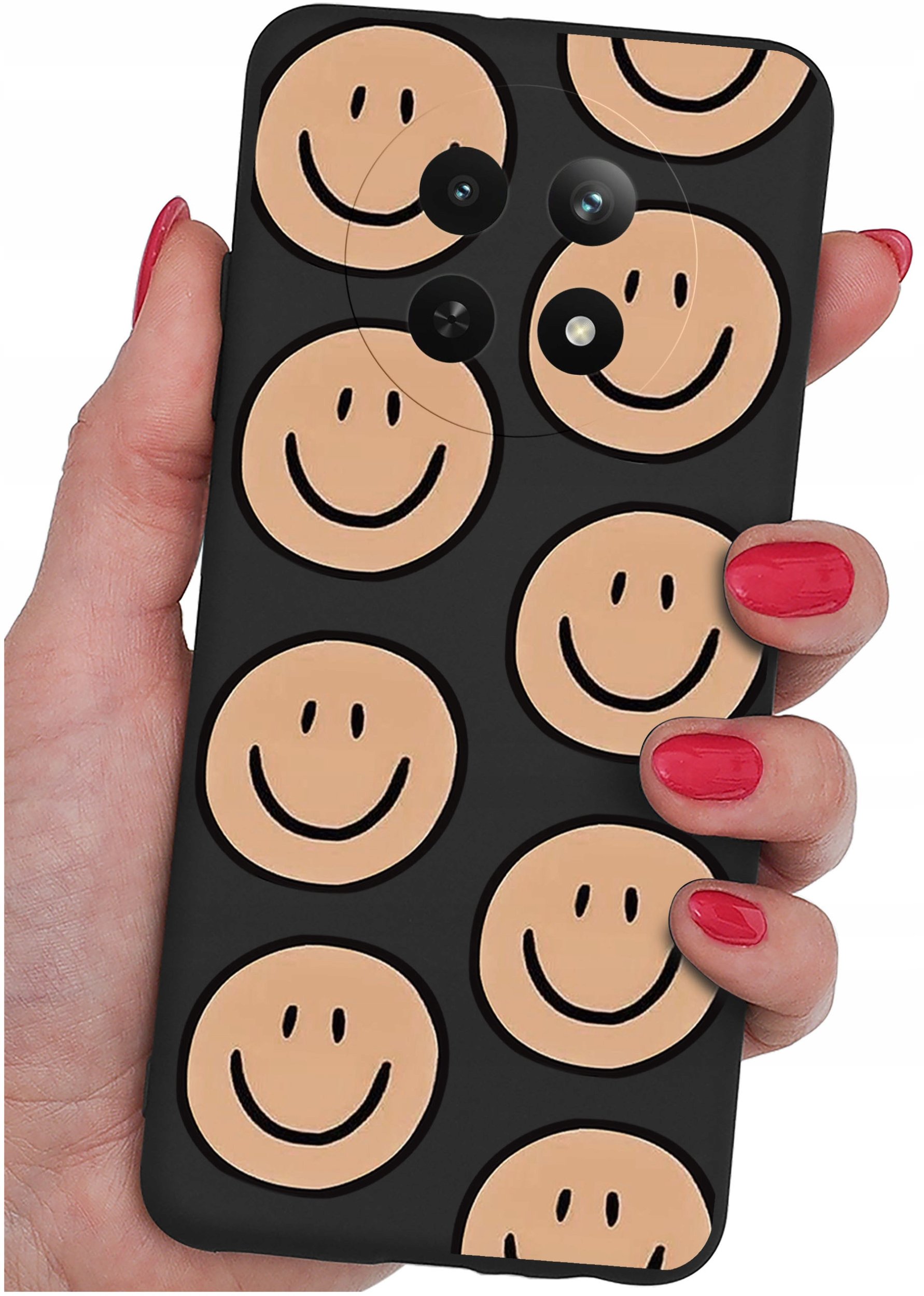 Etui do Realme 12 5G | 12x 5G WZORY |SILIKONOWE MATT CASE + SZKŁO 9H