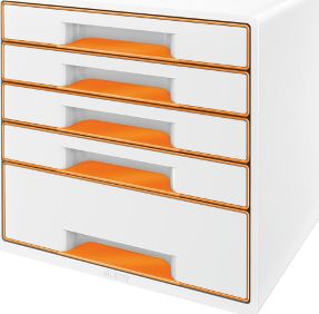 Leitz POJEMNIK 5 SZUFLAD LEITZ WOW, FIOLETOWY