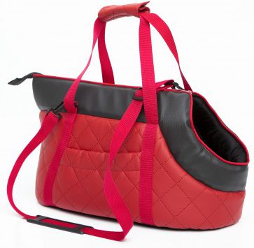 Hobbydog R2 Torba Z Eko Skóry Czerwona