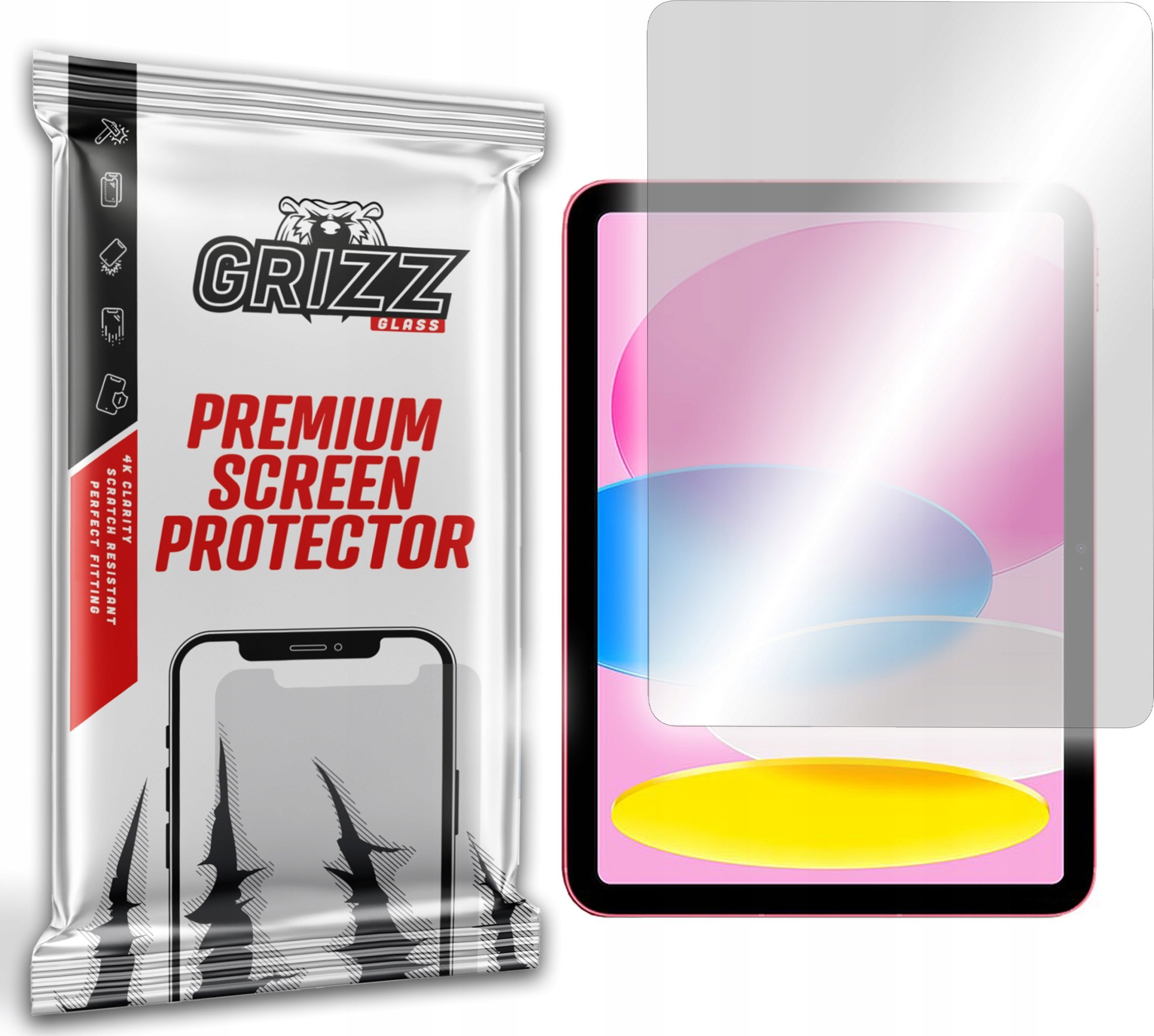 GrizzGlass Szkło hybrydowe Grizz Apple iPad 10.9 2022 (10. generacji)