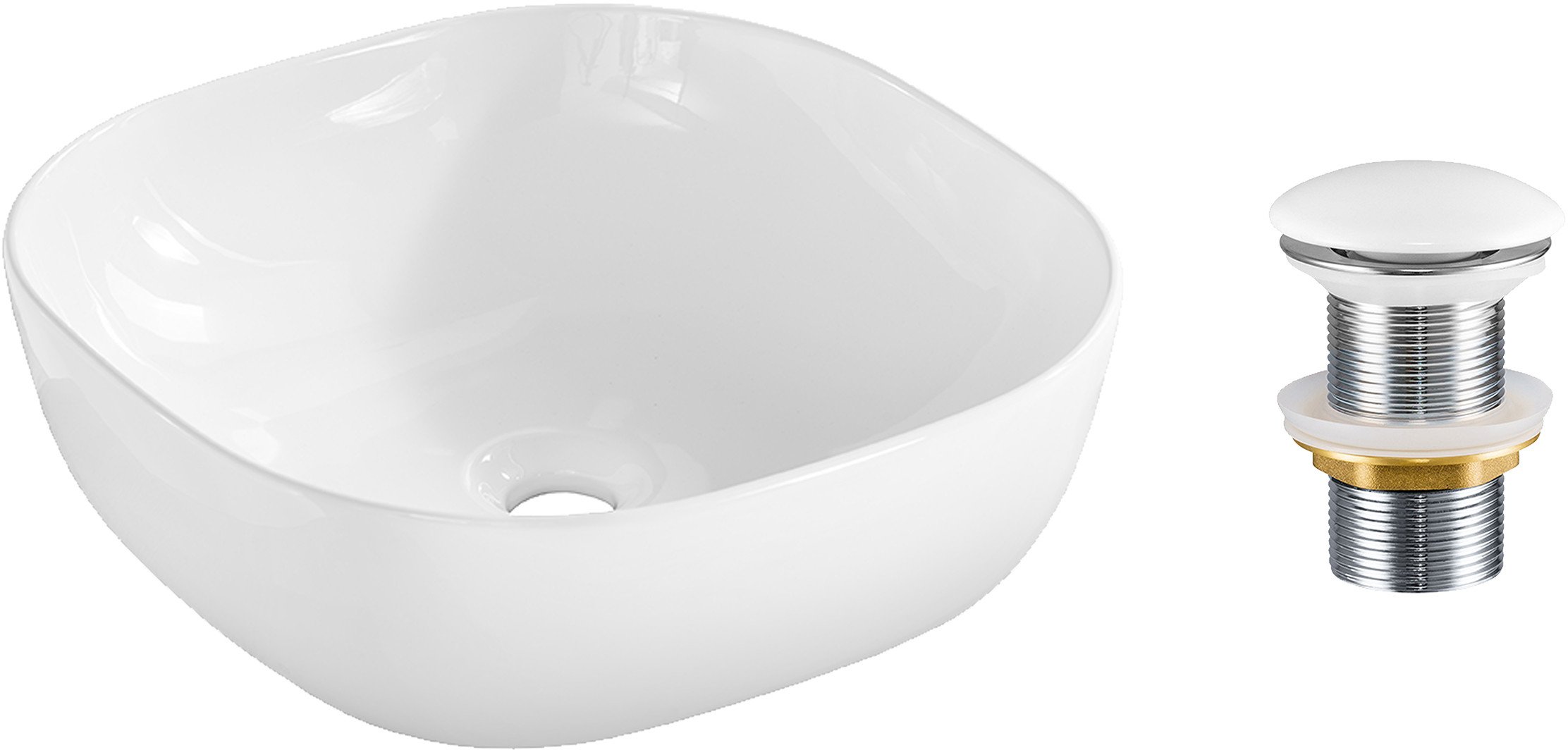 Zestaw Umywalkowy z Korkiem Click-Clack