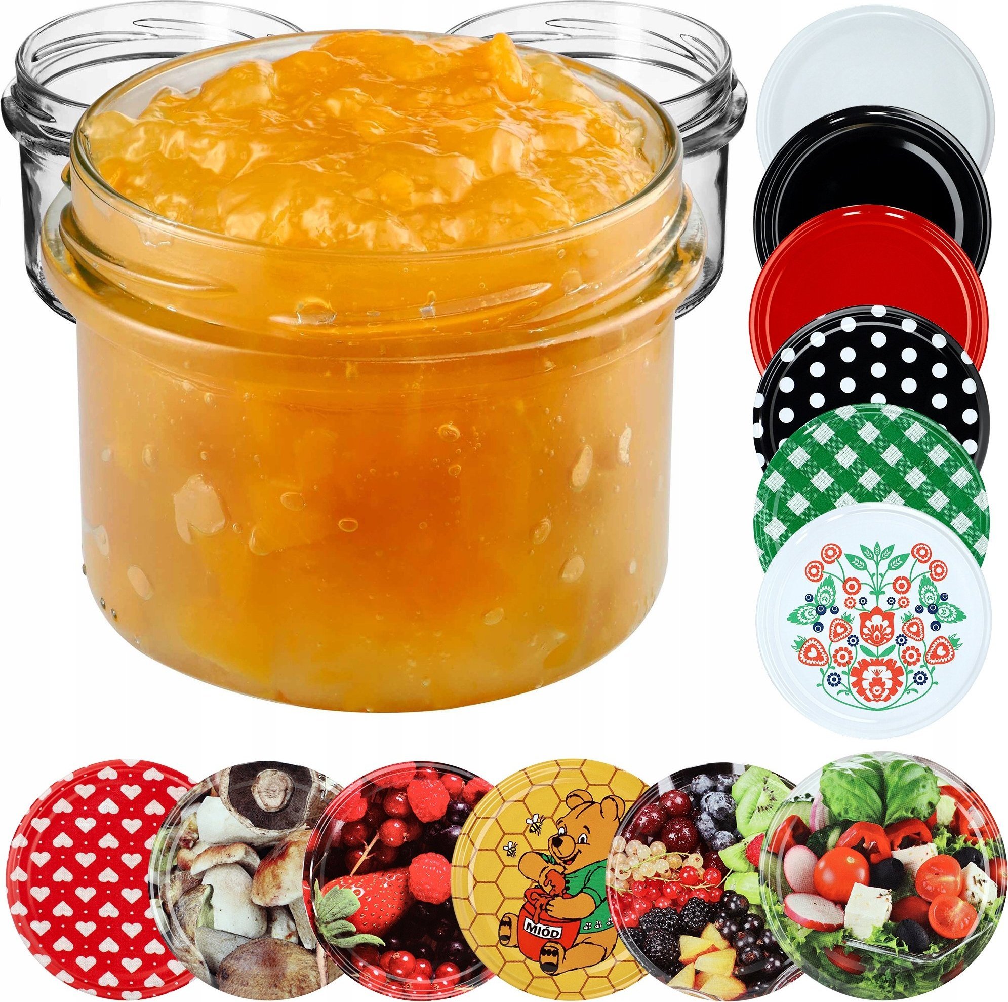 Kadax 50x Słoik 235ml + Zakrętka fi82 Słoiczek Na Dżem