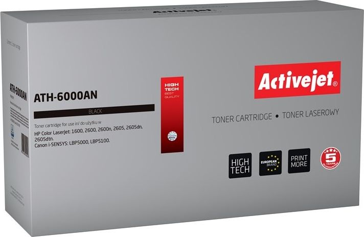 Toner Activejet Black Zamiennik 124A/CRG-707 (ATH-6000AN)
