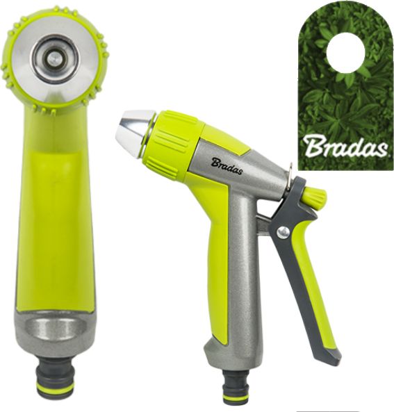 Bradas Regulowany pistolet ogrodowy prosty metalowy LIME LINE LE-5107 BRADAS 9470