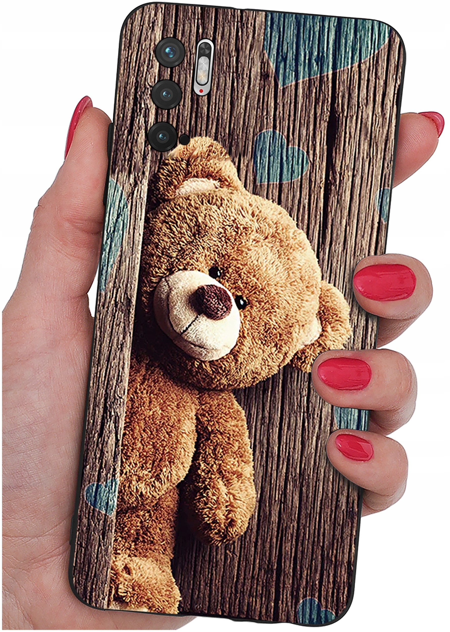 ETUI do Xiaomi Redmi Note 10 5G | WZORY | SILIKONOWE MATT CASE + SZKŁO 9H