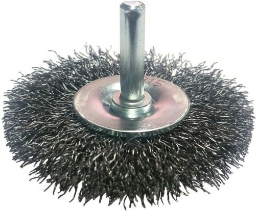 Glob Szczotka tarczowa z drutu stalowego na trzpieniu 6mm średnica 65mm (GLOB-SZ-DRUT65-010-06)