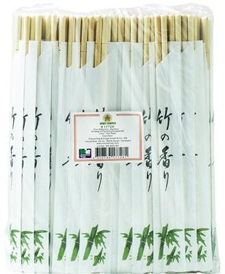 Pałeczki bambusowe w papierowym opakowaniu 100par - Jade Temple