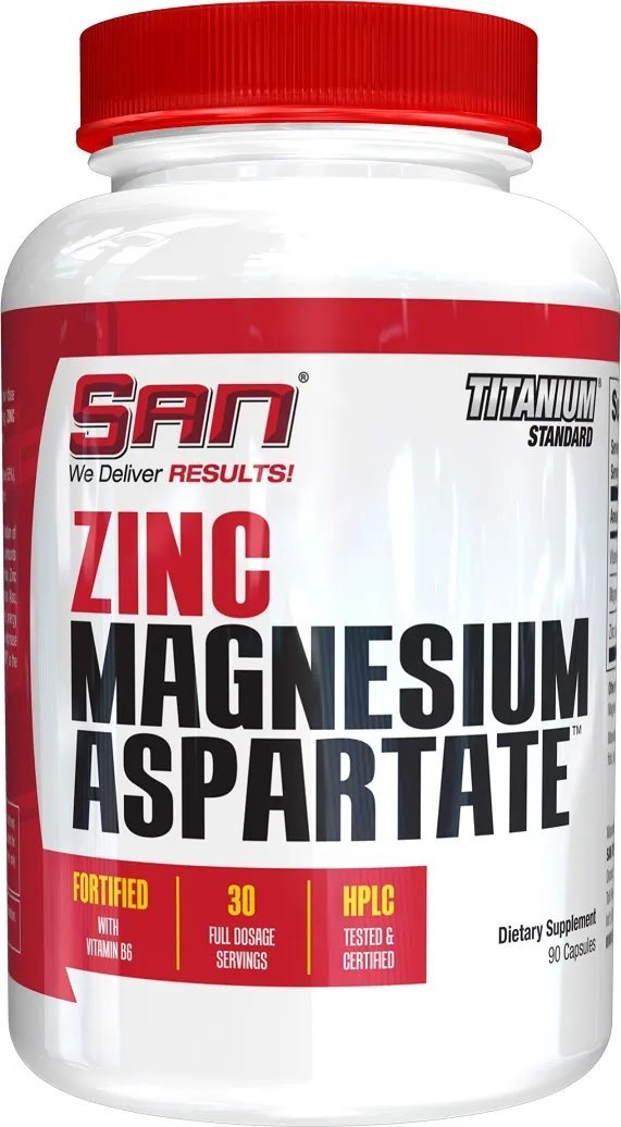 San SAN - Zinc Magnesium Aspartate, 90 kapsułek
