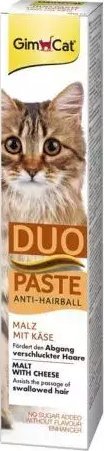 Triton GIMBORN Gim Cat Pasta Anti-Hairball Duo malt z serem 50g