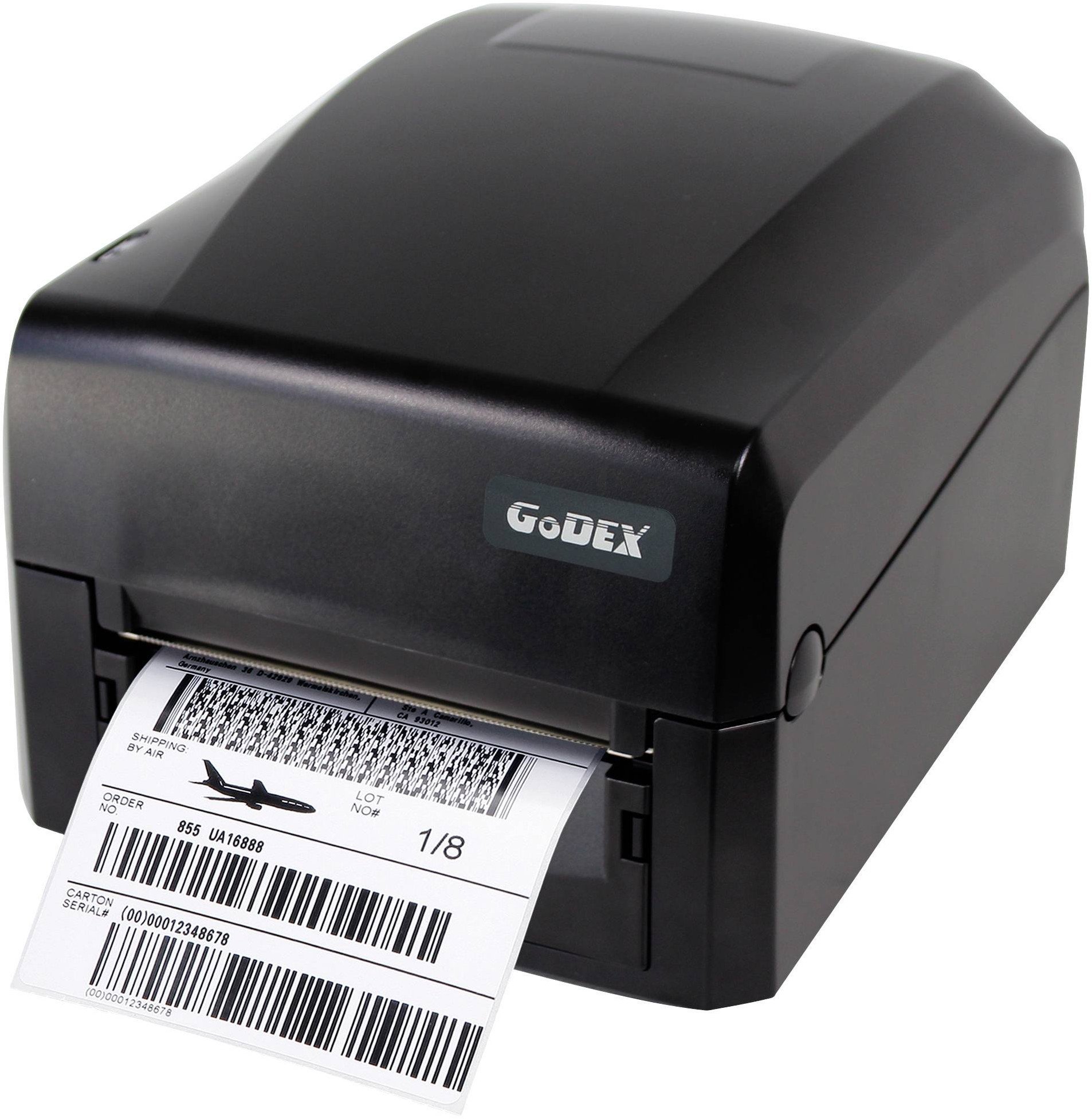 Drukarka etykiet Godex GE300 /termotransfer /203dpi /USB /RS232 /Ethernet