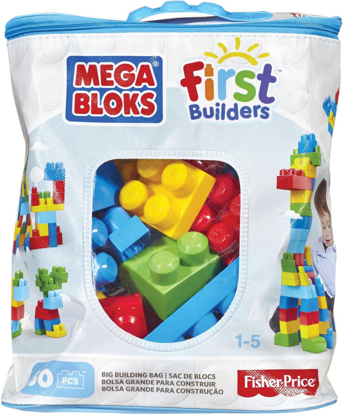 Mega Bloks First Builders Duża Eco Torba z Klockami (227150)