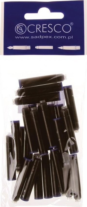 Naboje do piór niebieskie 25 sztuk